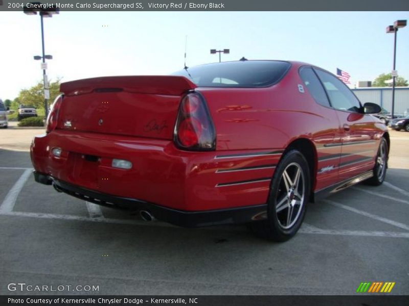 Victory Red / Ebony Black 2004 Chevrolet Monte Carlo Supercharged SS