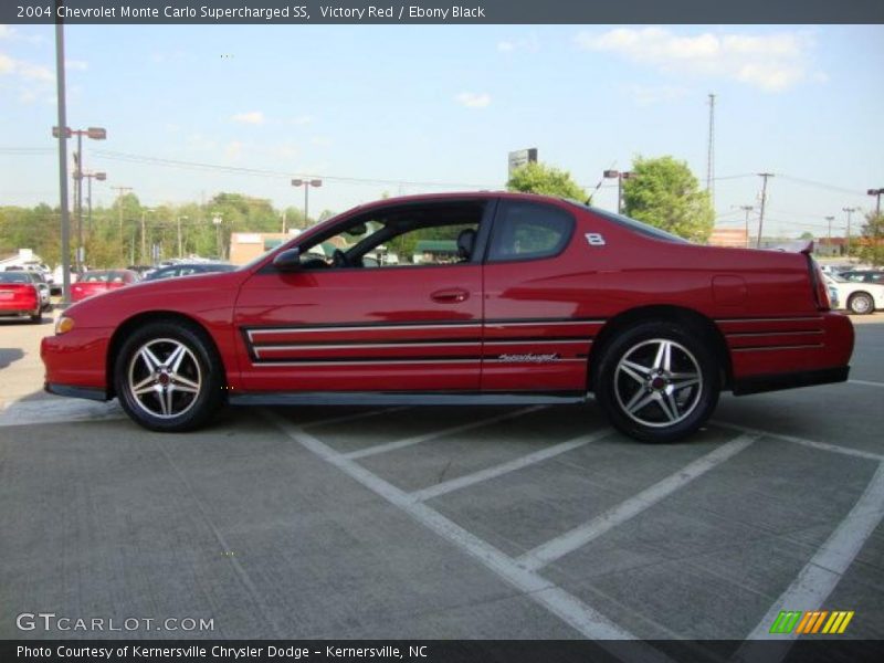 Victory Red / Ebony Black 2004 Chevrolet Monte Carlo Supercharged SS
