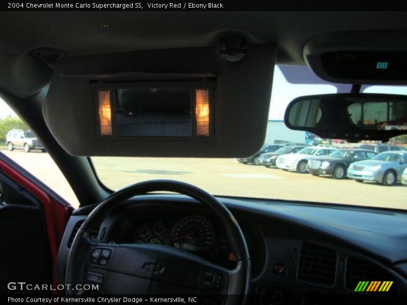 Victory Red / Ebony Black 2004 Chevrolet Monte Carlo Supercharged SS