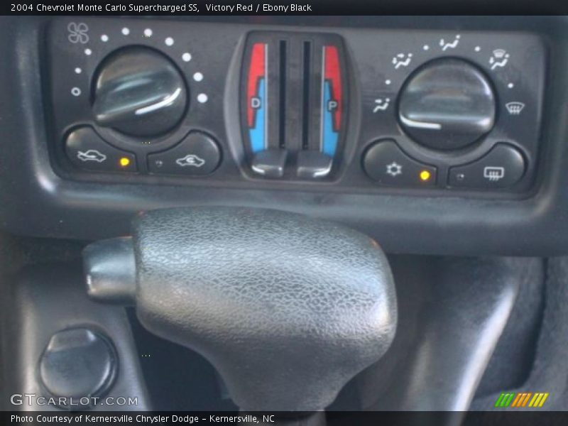 Victory Red / Ebony Black 2004 Chevrolet Monte Carlo Supercharged SS