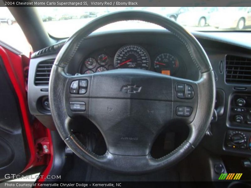 Victory Red / Ebony Black 2004 Chevrolet Monte Carlo Supercharged SS