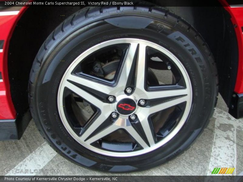 Victory Red / Ebony Black 2004 Chevrolet Monte Carlo Supercharged SS