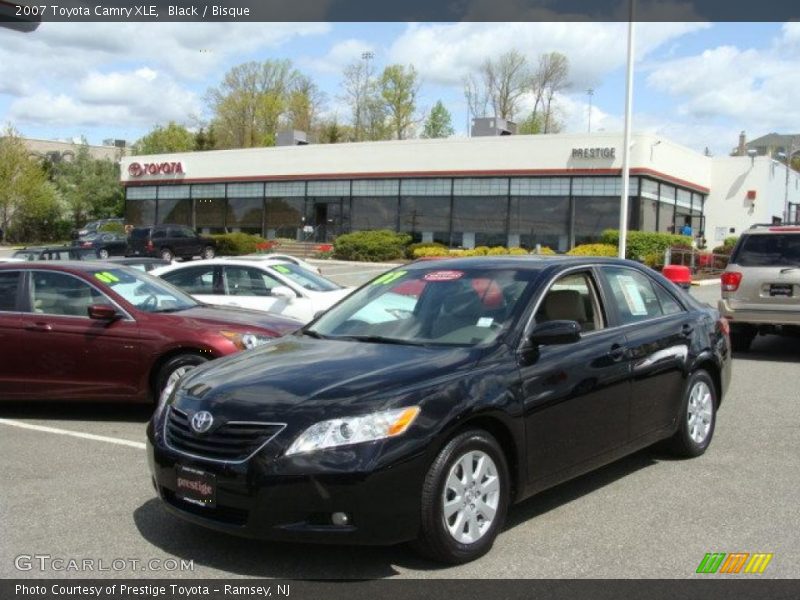 Black / Bisque 2007 Toyota Camry XLE