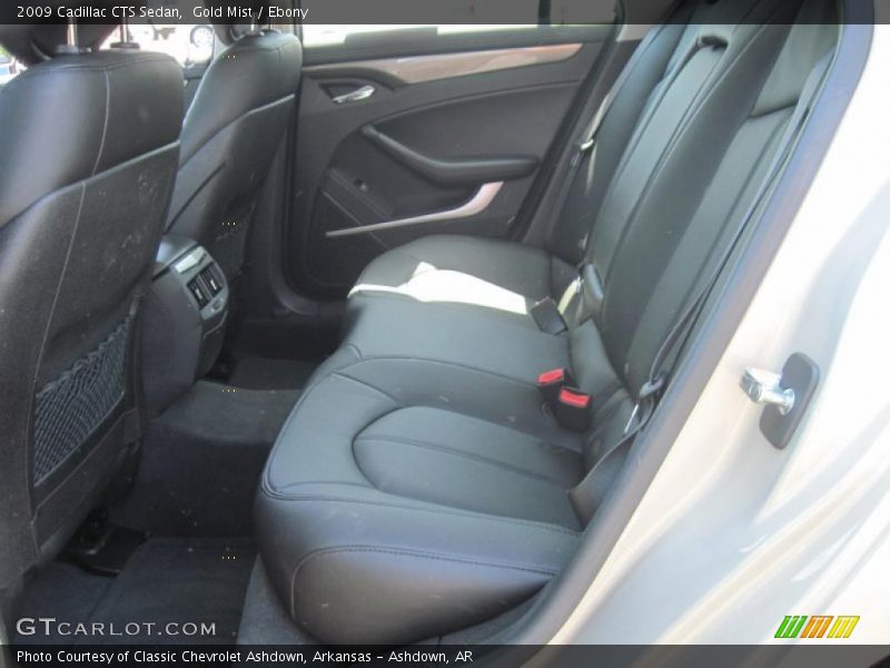 Gold Mist / Ebony 2009 Cadillac CTS Sedan