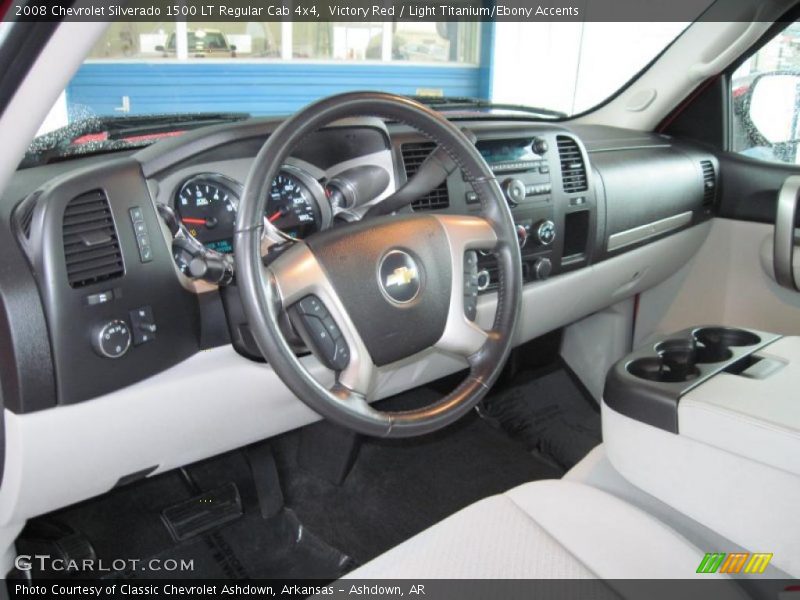 Victory Red / Light Titanium/Ebony Accents 2008 Chevrolet Silverado 1500 LT Regular Cab 4x4