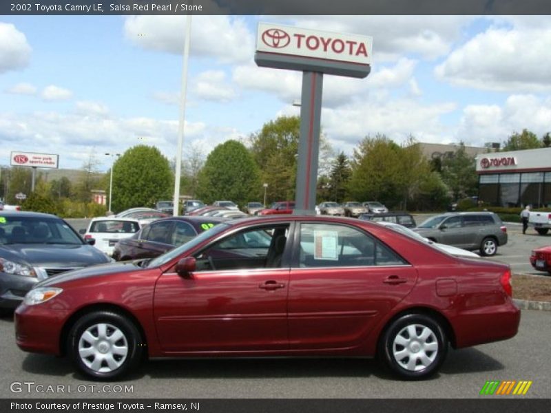 Salsa Red Pearl / Stone 2002 Toyota Camry LE