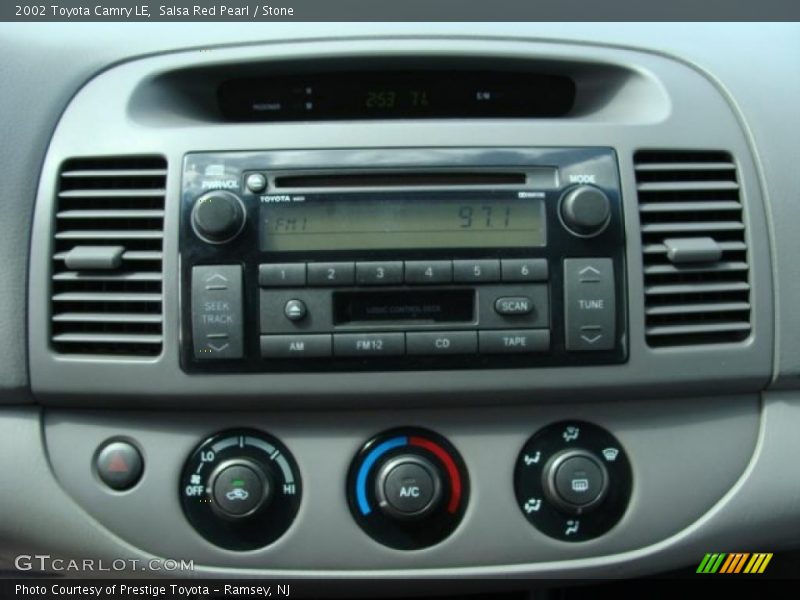 Salsa Red Pearl / Stone 2002 Toyota Camry LE