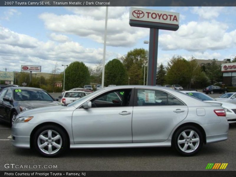 Titanium Metallic / Dark Charcoal 2007 Toyota Camry SE V6