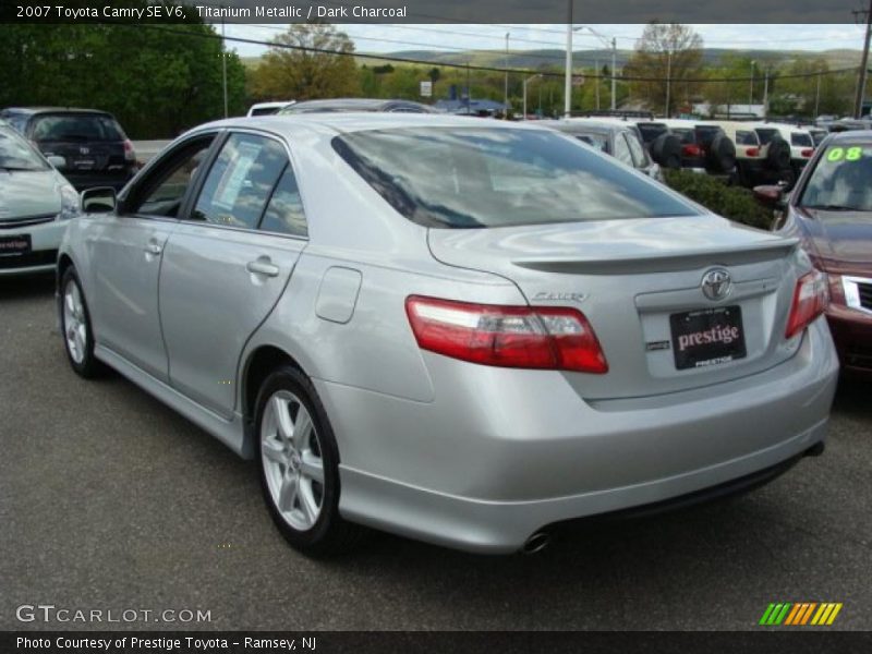 Titanium Metallic / Dark Charcoal 2007 Toyota Camry SE V6