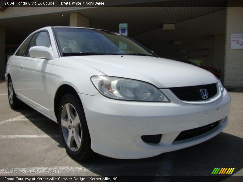 Taffeta White / Ivory Beige 2004 Honda Civic EX Coupe