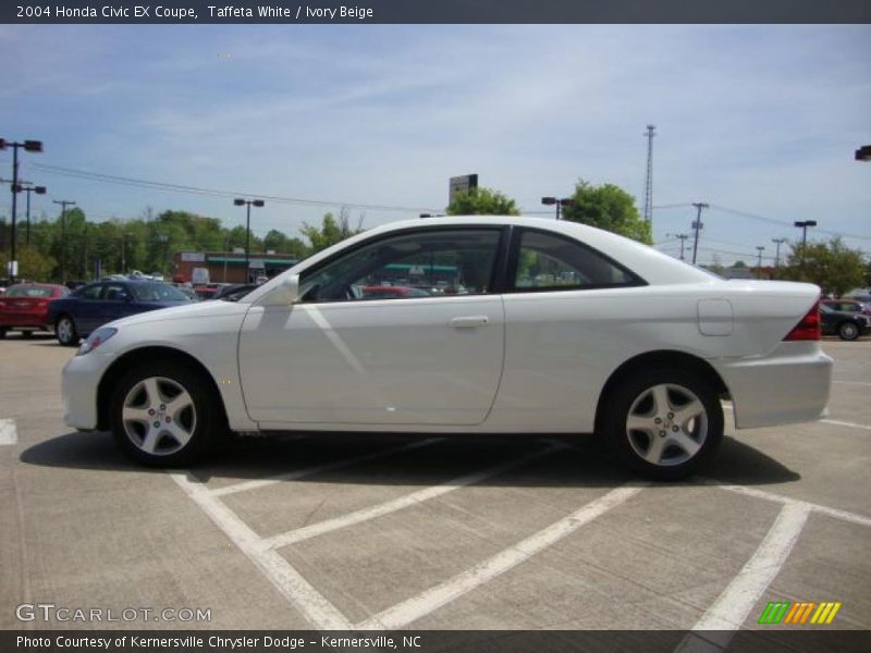 Taffeta White / Ivory Beige 2004 Honda Civic EX Coupe