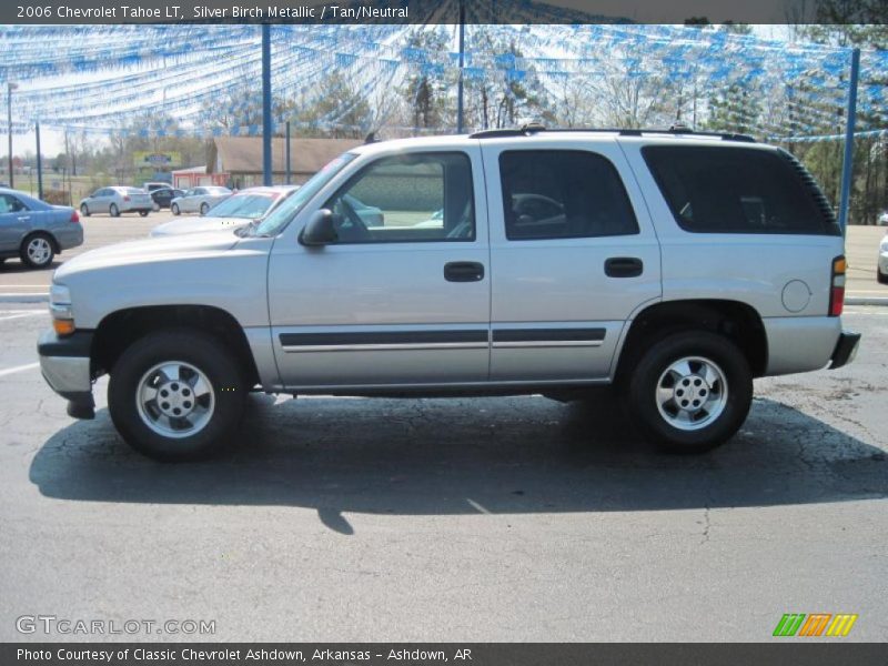 Silver Birch Metallic / Tan/Neutral 2006 Chevrolet Tahoe LT