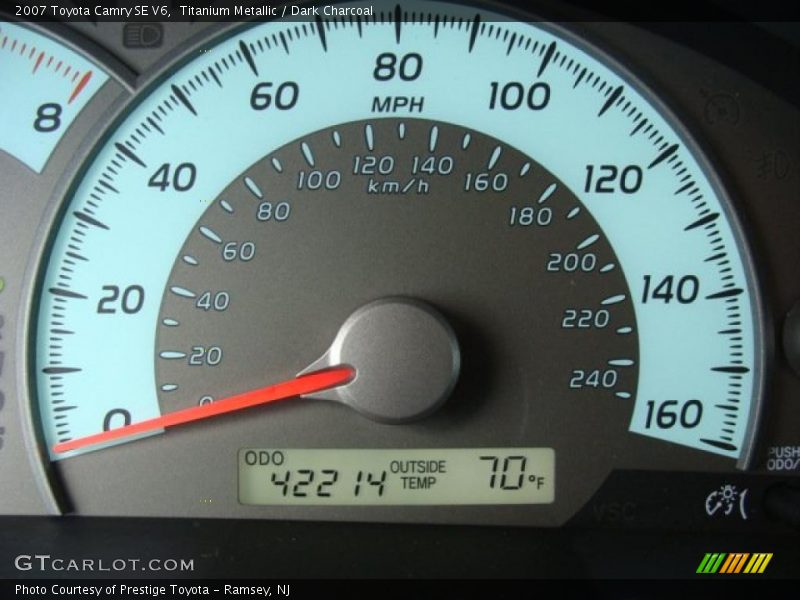 Titanium Metallic / Dark Charcoal 2007 Toyota Camry SE V6