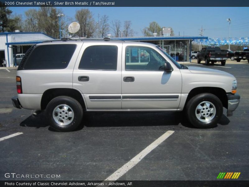 Silver Birch Metallic / Tan/Neutral 2006 Chevrolet Tahoe LT