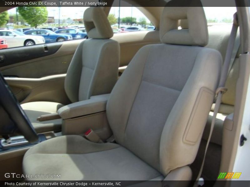 Taffeta White / Ivory Beige 2004 Honda Civic EX Coupe