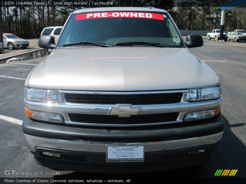 Silver Birch Metallic / Tan/Neutral 2006 Chevrolet Tahoe LT