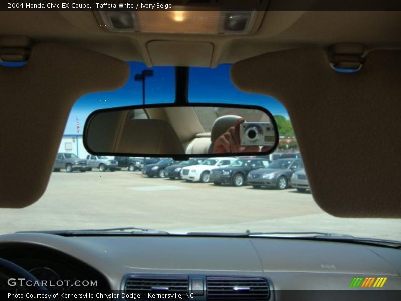 Taffeta White / Ivory Beige 2004 Honda Civic EX Coupe
