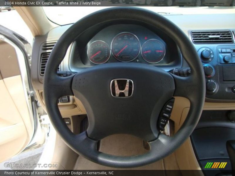 Taffeta White / Ivory Beige 2004 Honda Civic EX Coupe