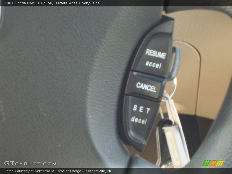 Taffeta White / Ivory Beige 2004 Honda Civic EX Coupe