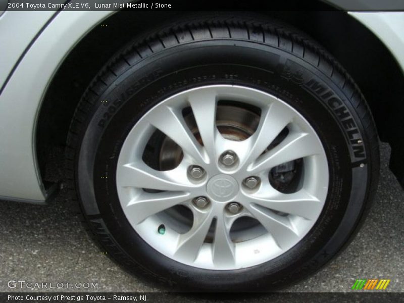 Lunar Mist Metallic / Stone 2004 Toyota Camry XLE V6