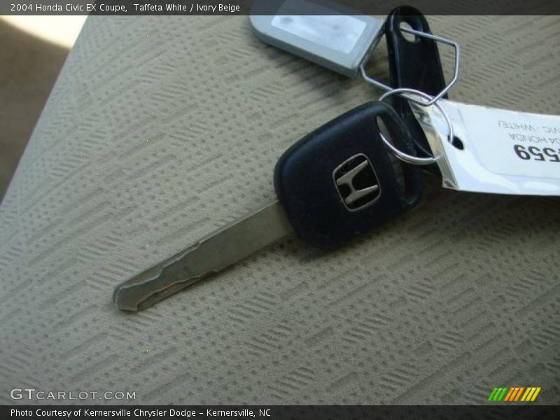 Taffeta White / Ivory Beige 2004 Honda Civic EX Coupe