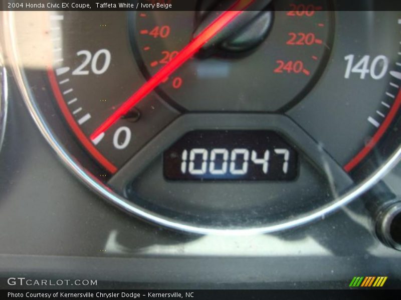 Taffeta White / Ivory Beige 2004 Honda Civic EX Coupe