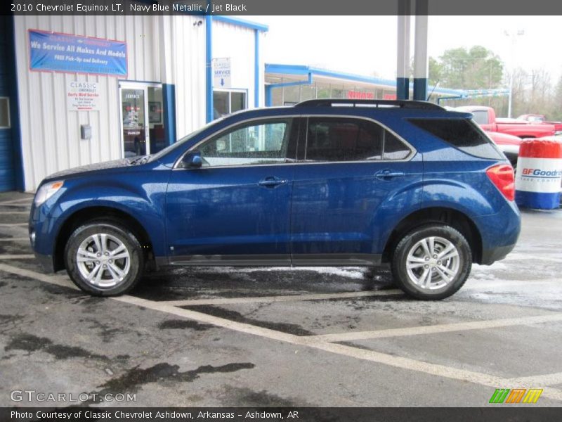 Navy Blue Metallic / Jet Black 2010 Chevrolet Equinox LT