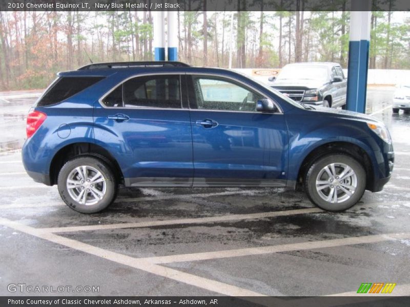 Navy Blue Metallic / Jet Black 2010 Chevrolet Equinox LT