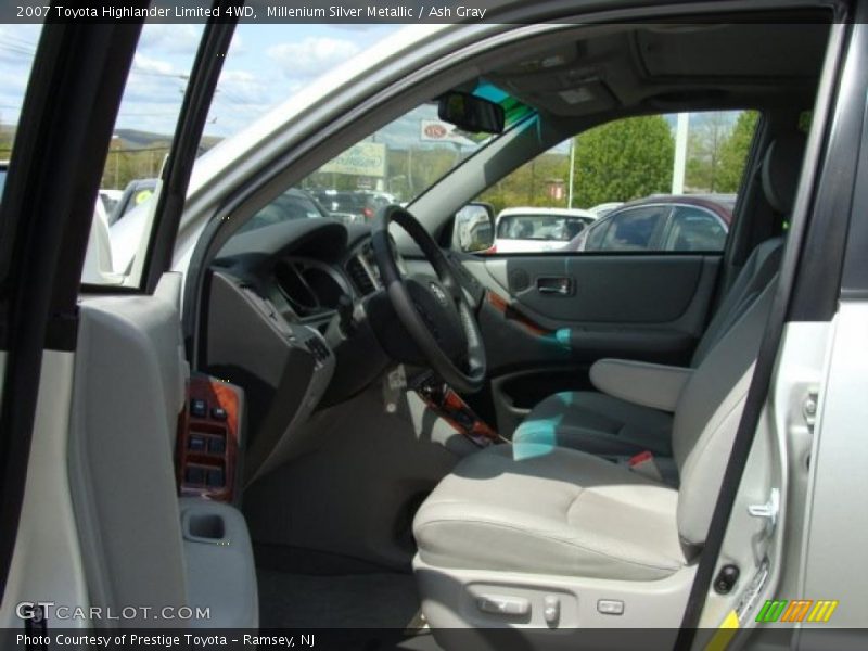 Millenium Silver Metallic / Ash Gray 2007 Toyota Highlander Limited 4WD