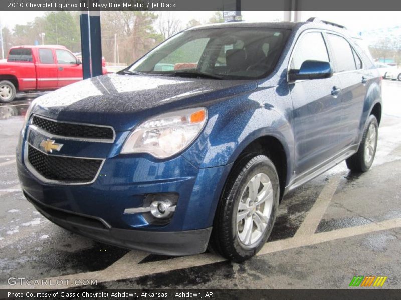 Navy Blue Metallic / Jet Black 2010 Chevrolet Equinox LT