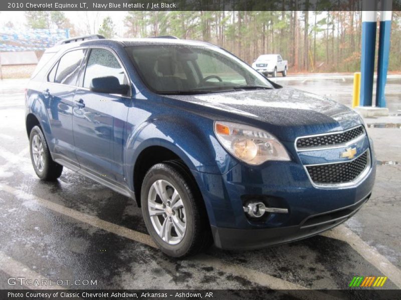 Navy Blue Metallic / Jet Black 2010 Chevrolet Equinox LT
