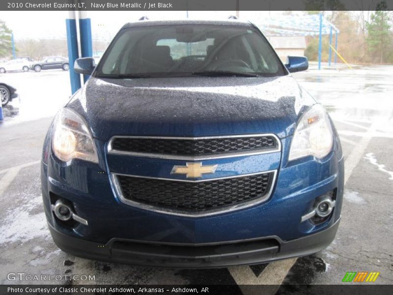 Navy Blue Metallic / Jet Black 2010 Chevrolet Equinox LT