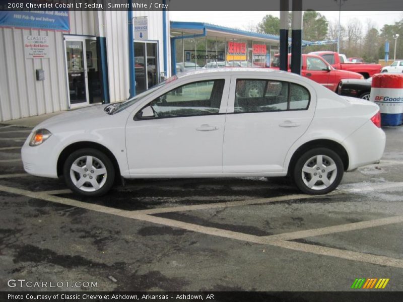 Summit White / Gray 2008 Chevrolet Cobalt LT Sedan