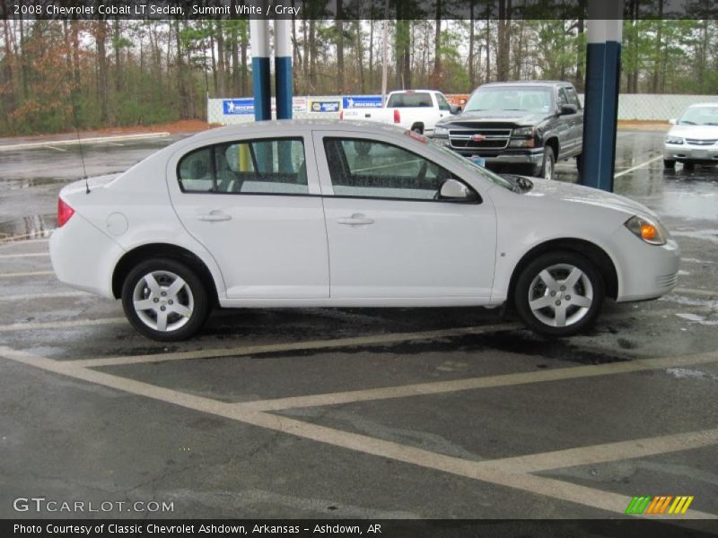 Summit White / Gray 2008 Chevrolet Cobalt LT Sedan