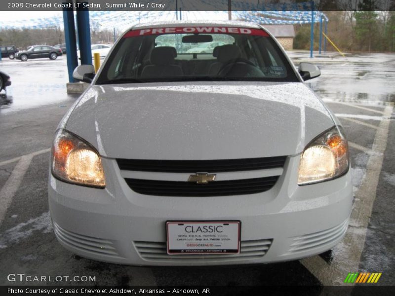 Summit White / Gray 2008 Chevrolet Cobalt LT Sedan