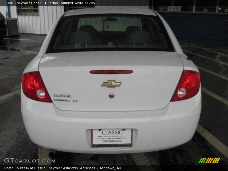 Summit White / Gray 2008 Chevrolet Cobalt LT Sedan