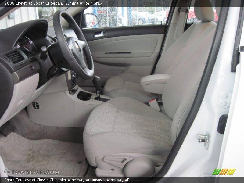 Summit White / Gray 2008 Chevrolet Cobalt LT Sedan