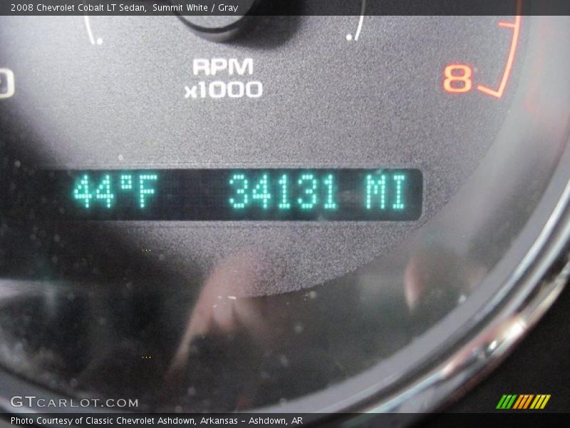 Summit White / Gray 2008 Chevrolet Cobalt LT Sedan