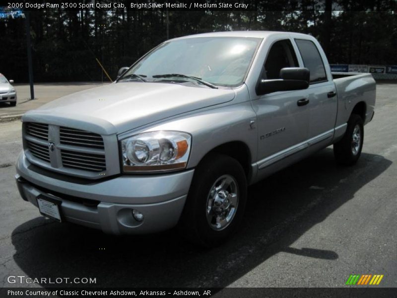 Bright Silver Metallic / Medium Slate Gray 2006 Dodge Ram 2500 Sport Quad Cab