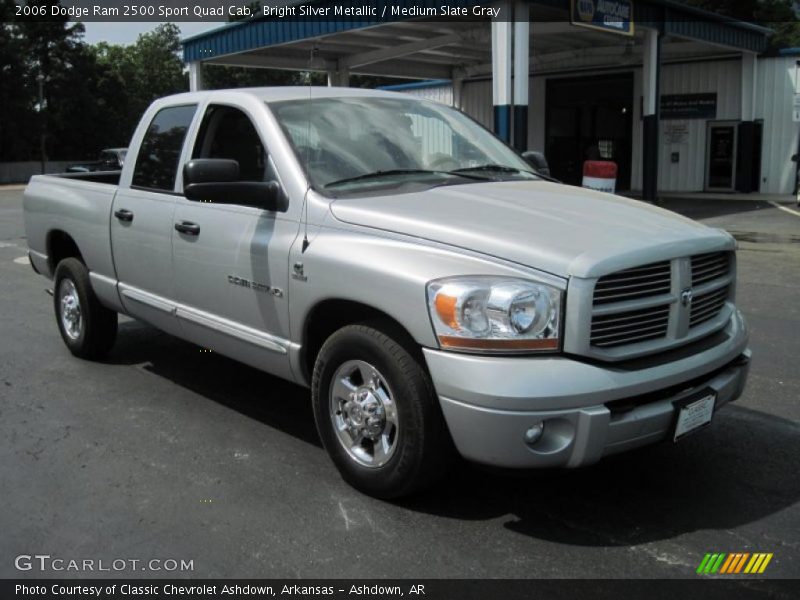 Bright Silver Metallic / Medium Slate Gray 2006 Dodge Ram 2500 Sport Quad Cab