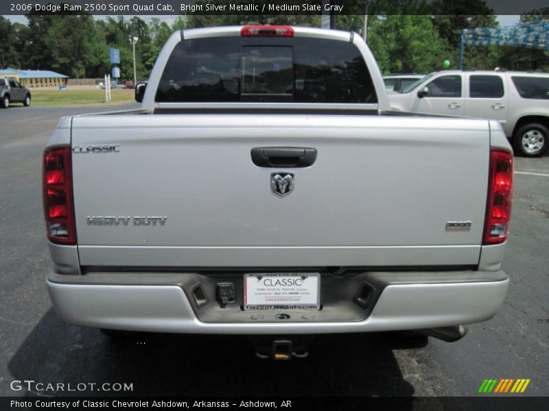 Bright Silver Metallic / Medium Slate Gray 2006 Dodge Ram 2500 Sport Quad Cab