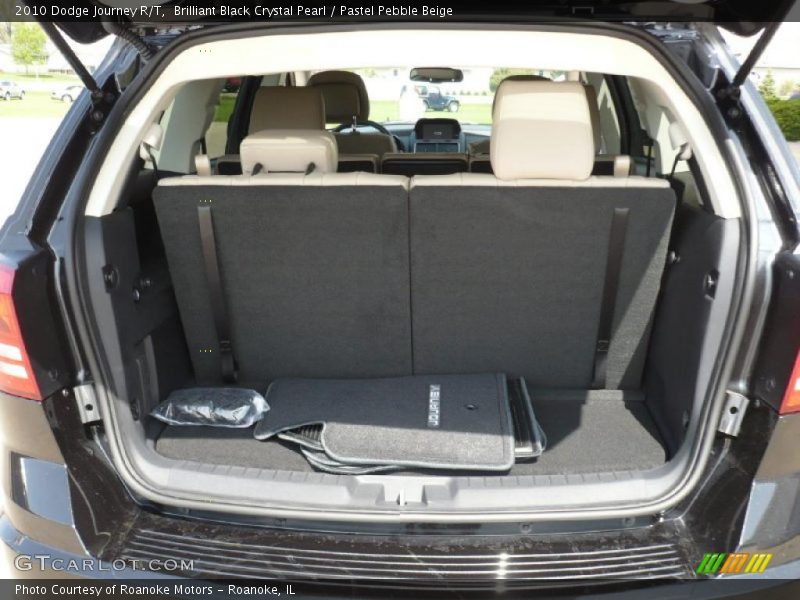 Brilliant Black Crystal Pearl / Pastel Pebble Beige 2010 Dodge Journey R/T