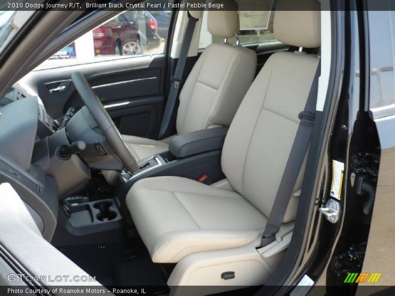 Brilliant Black Crystal Pearl / Pastel Pebble Beige 2010 Dodge Journey R/T