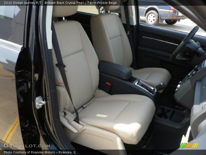 Brilliant Black Crystal Pearl / Pastel Pebble Beige 2010 Dodge Journey R/T