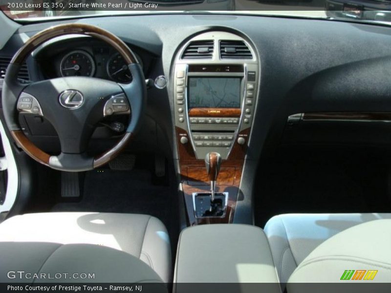 Starfire White Pearl / Light Gray 2010 Lexus ES 350