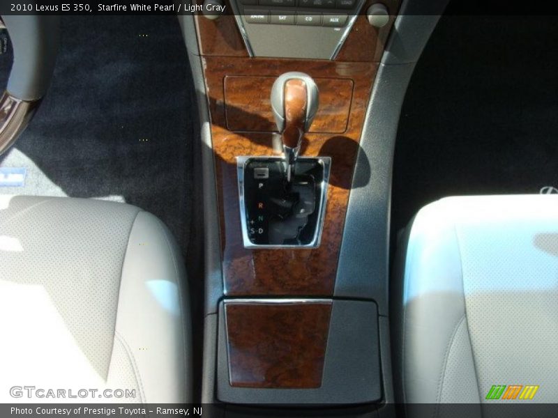 Starfire White Pearl / Light Gray 2010 Lexus ES 350