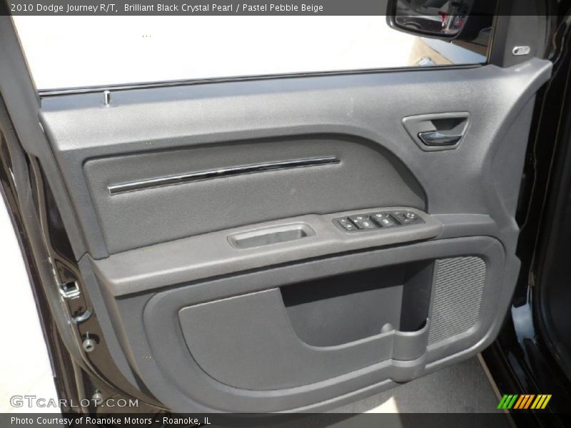 Brilliant Black Crystal Pearl / Pastel Pebble Beige 2010 Dodge Journey R/T