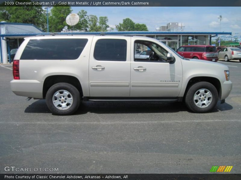 Gold Mist Metallic / Light Cashmere/Dark Cashmere 2009 Chevrolet Suburban LT