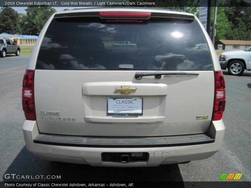 Gold Mist Metallic / Light Cashmere/Dark Cashmere 2009 Chevrolet Suburban LT