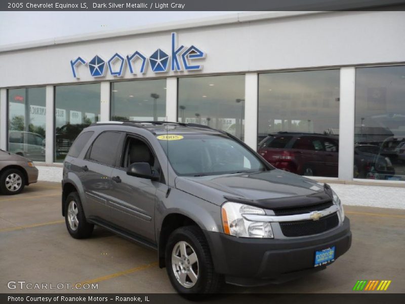 Dark Silver Metallic / Light Gray 2005 Chevrolet Equinox LS